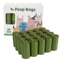 16 rolls dog poop bag biodegradable eco friendly pet waste dispenser outdoor carrier pet poop bags dog walking supplies