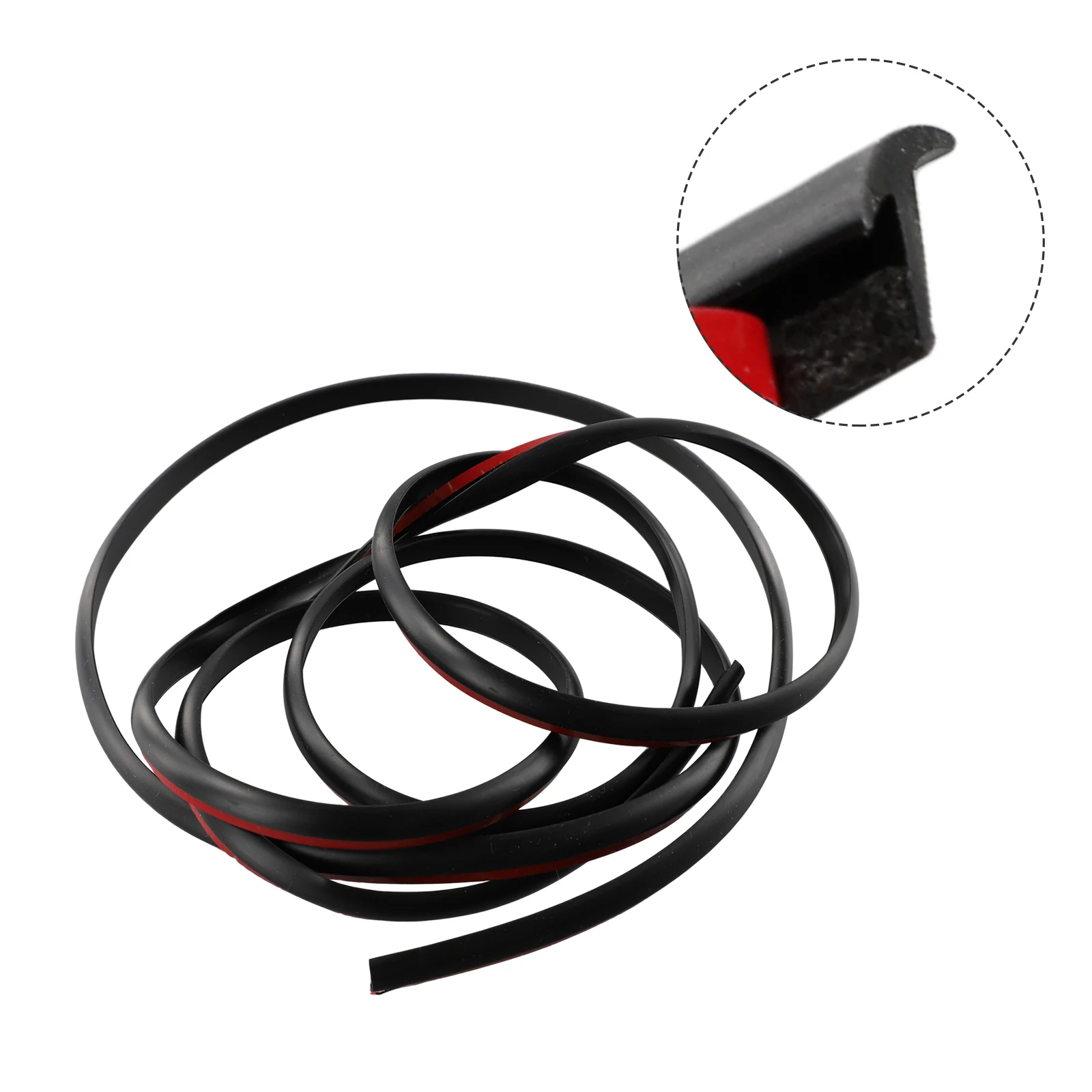 

Car Inclined Sealing strip T-shaped Trim Strip Trim strip Weatherproof Edge Trim 2M Accessories Double-Sided Tape EPDM Rubber
