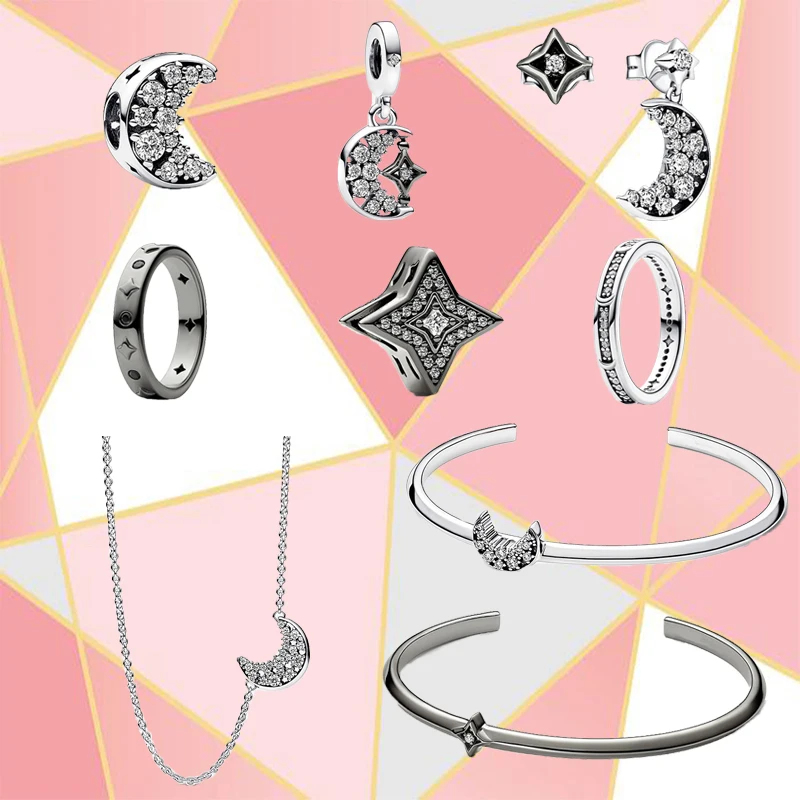 

Осенняя коллекция 2023, новые яркие серьги в форме полумесяца, необычные серьги, открытые браслеты, ожерелья, кольца, ювелирные изделия