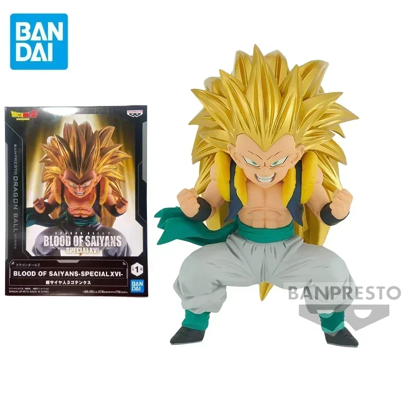 В наличии оригинальный Bandai BANPRESTO Dragon Ball Z Super Saiyan 3 Gotenks BLOOD OF SAIYANS-SPECIAL XVI Аниме