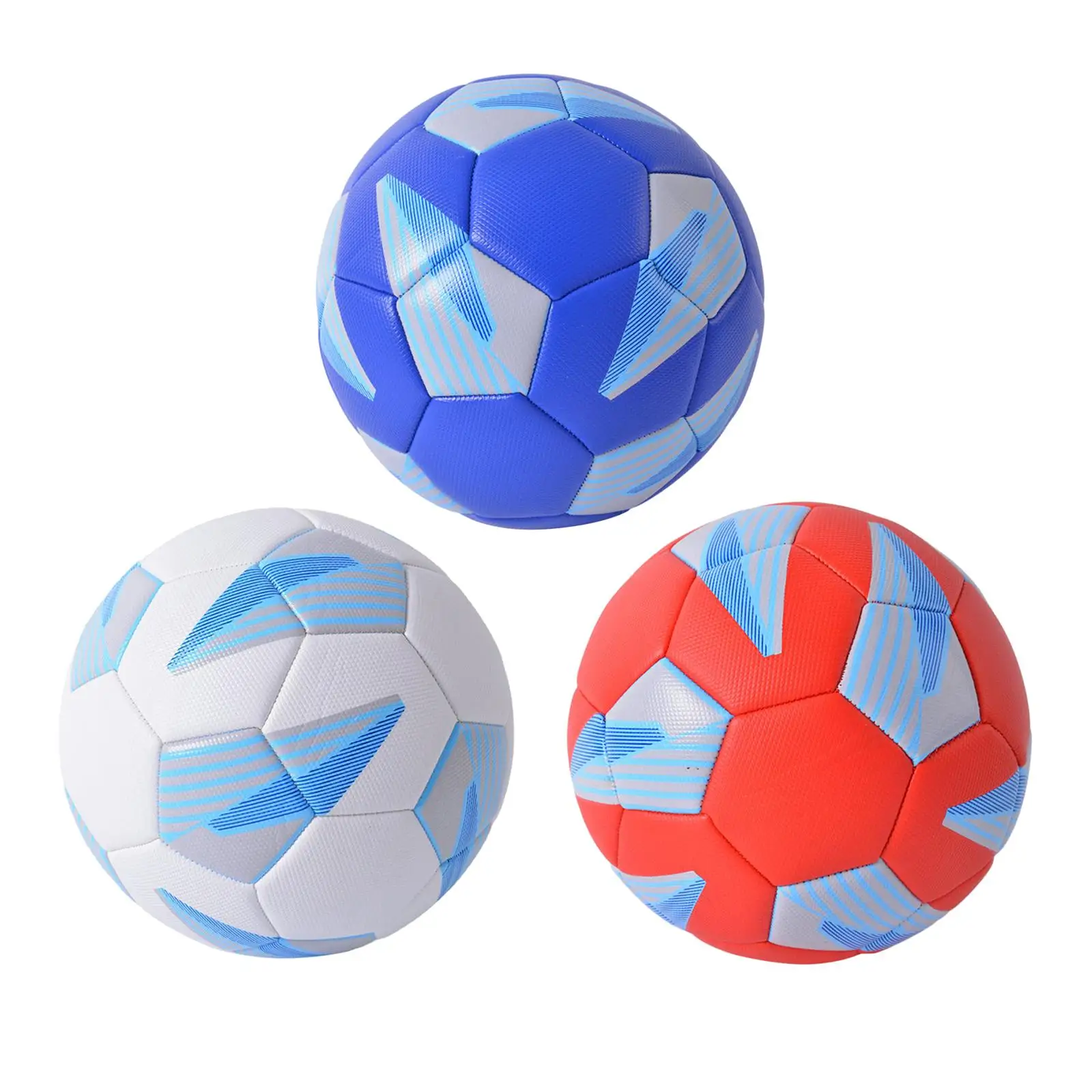 

Soccer Ball Size 5 Match Game Training Ball for Kids Adult Outdoor Indoor