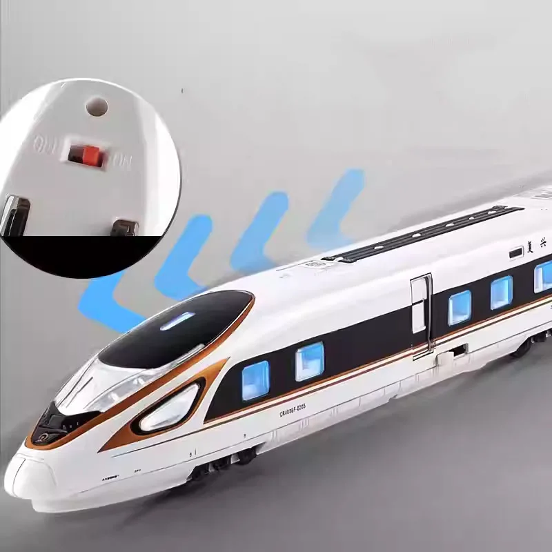 Литой под давлением сплав высокоскоростной поезд имитация электрической модели