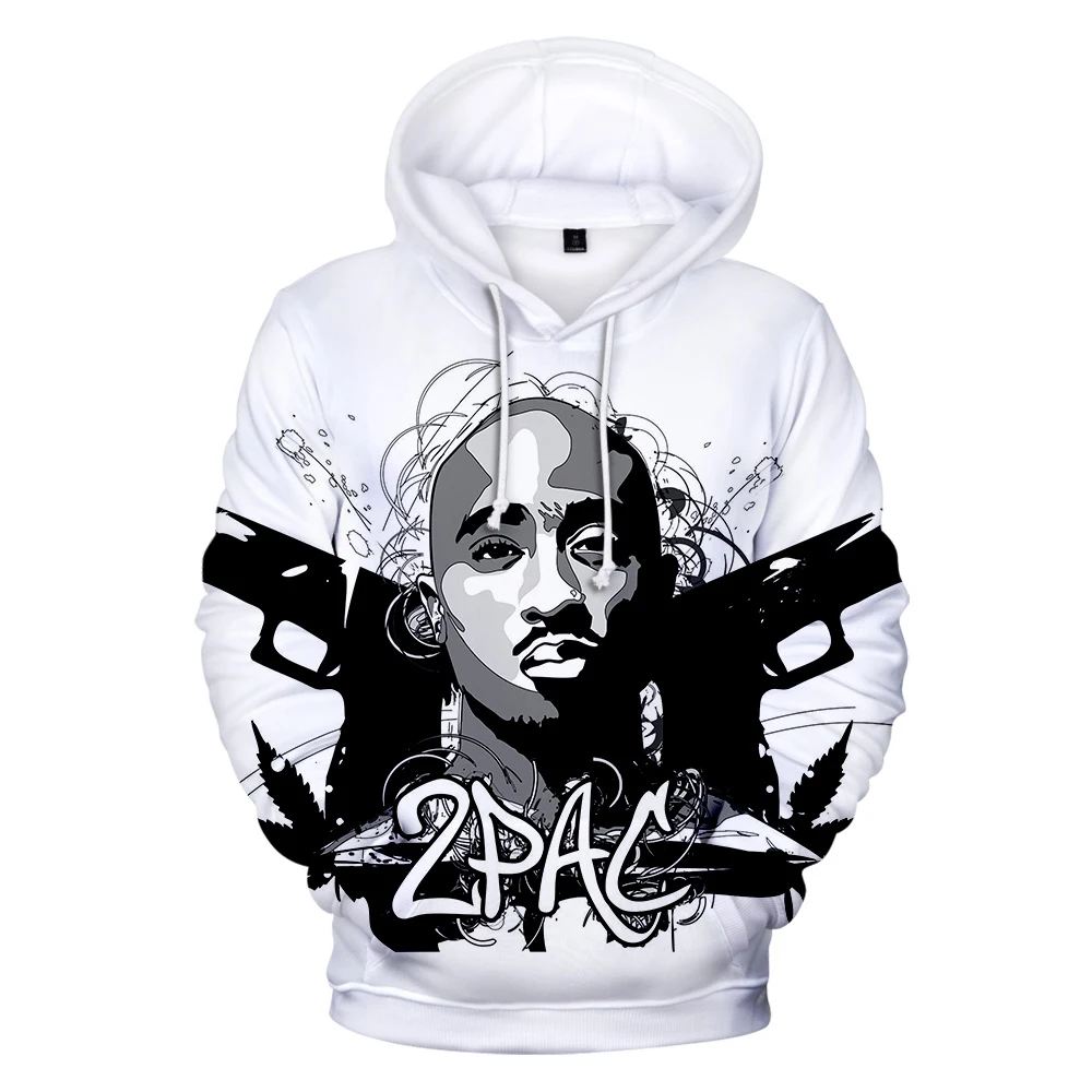 

2022 Rap 2Pac 3D Printed Hoodies Unisex Hip Hop Casual Oversized Hoodie Sweatshirts Men Women 2Pac Tupac Amaru Shakur Hoodies