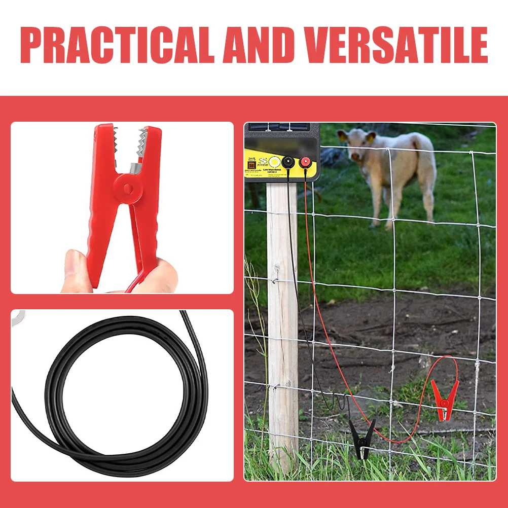 2 шт. перемычка для забора зарядный кабель электрический разъем выводы с зажимом