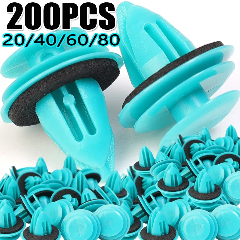 

20-100 шт. зажимы для отделки дверной панели автомобиля, зажим для автомобильного бампера, крепежная заклепка с уплотнительным кольцом для BMW, аксессуары для салона автомобиля