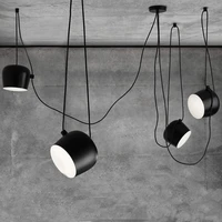 italian design pendant lights with acrylic cover modern adjustable pendant hanging lights living room decoration