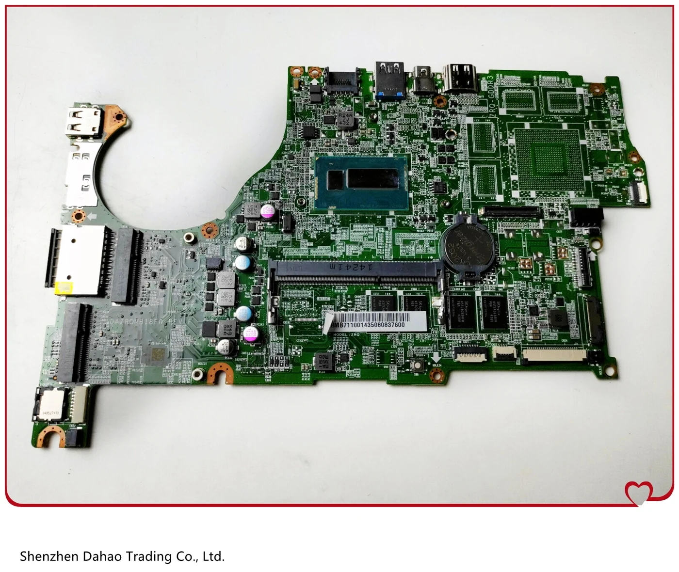 Для Acer Aspire V5-473 V5-473G V5-573G V5-573P zqlaptop системная плата DAZRQMB18F0 с i5-4200U/4210U CPU DDR3 4GB-GPU |