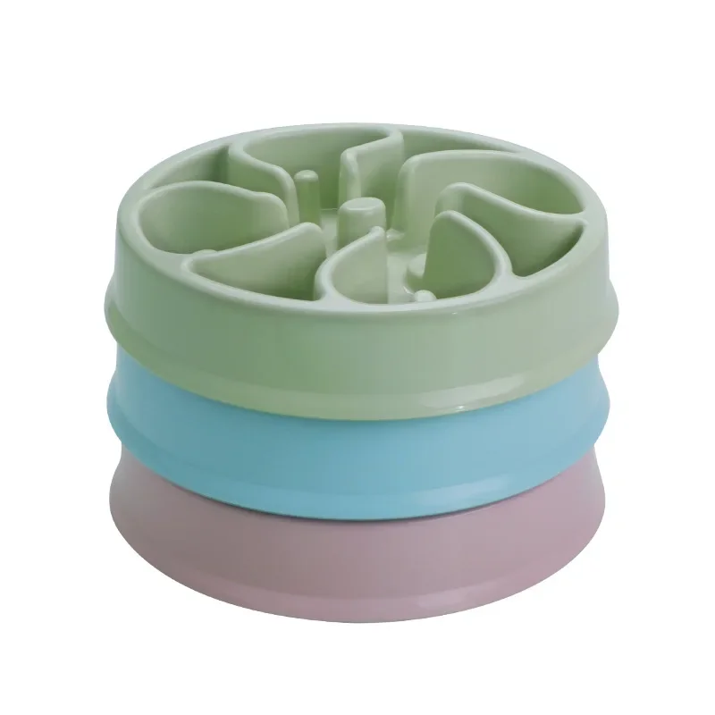 Миска для медленного кормления домашних животных забавная Нескользящая миска