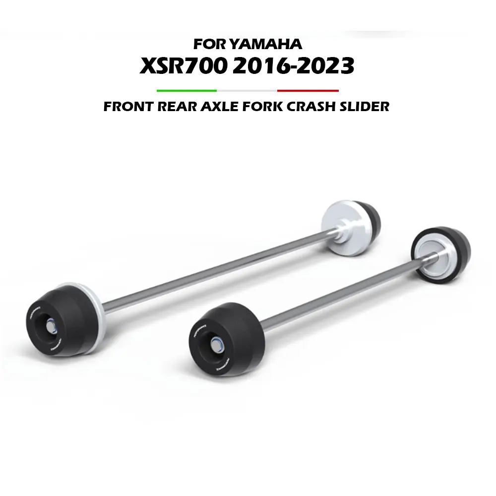 

XSR700 Motorcycle Rear Front Axle Fork Crash Slider For YAMAHA XSR 700 2016~2023 Wheel Crash Slider Protector Accessories