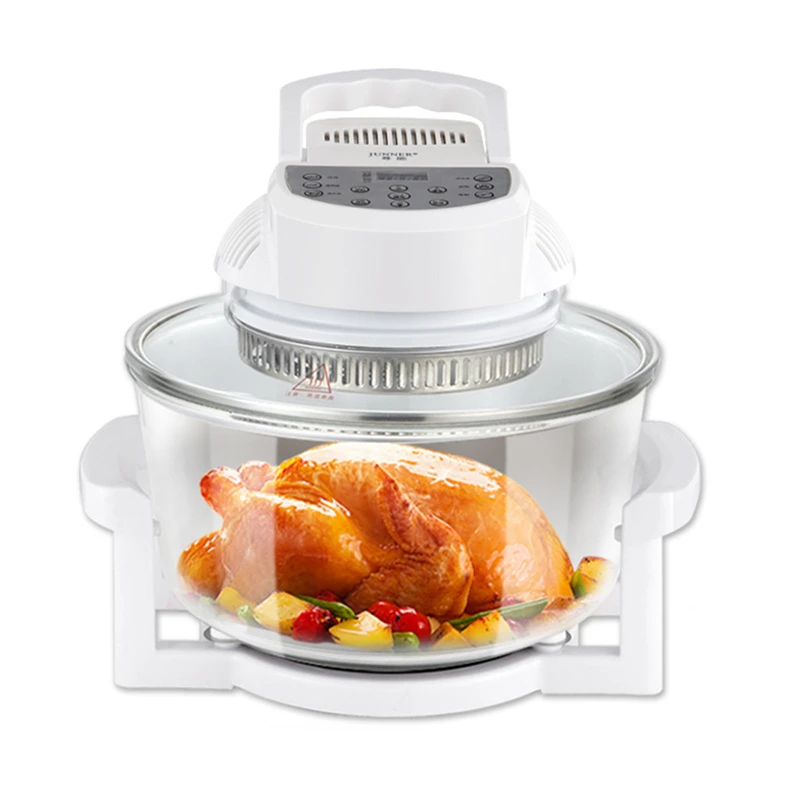 

1200W Smart visual air fryer machine household 12L large capacity electric fryer French fries machine light wave oven