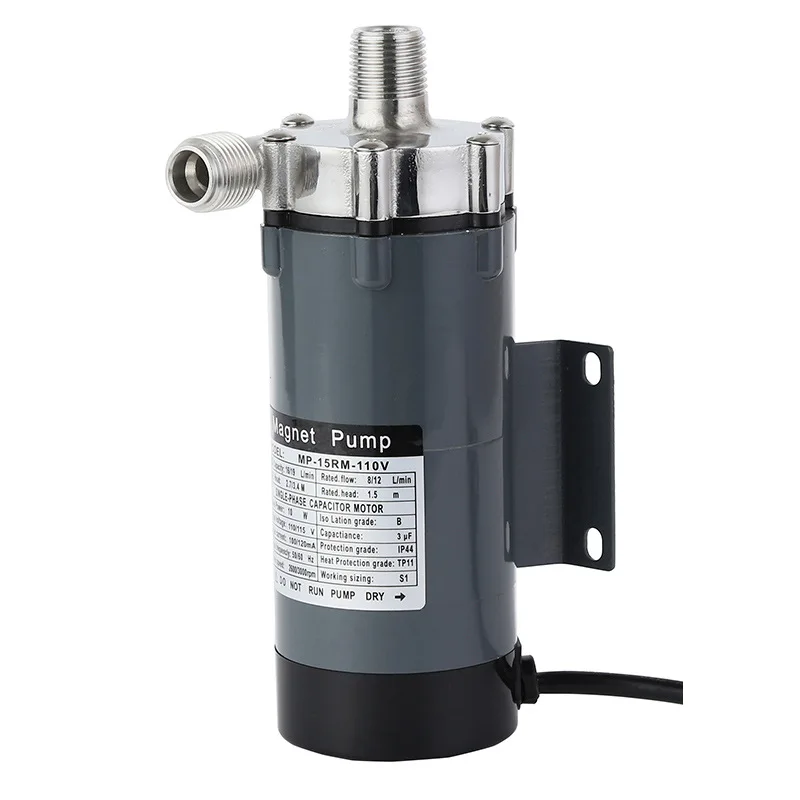 

Homebrew Brewing Magnetic Water Pump MP-15RM 220V Food Grade 304 Stainless Steel High Temperature 140C 1/2" BSPT/NPT
