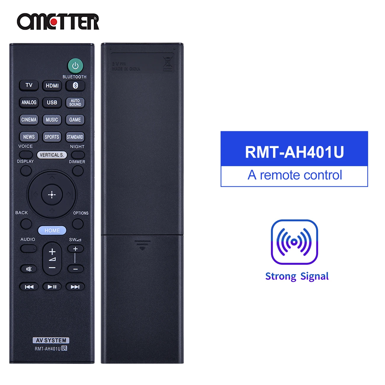 

New For Sony Audio Remote Control RMT-AH401U HT-X9000F SA-WX9000F CU-DC022