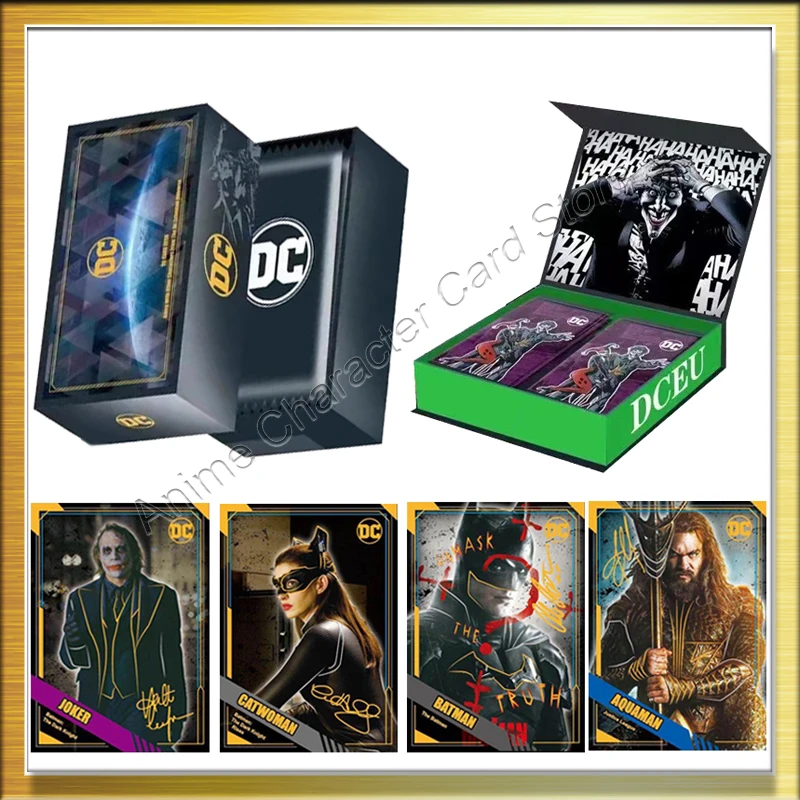 

DC Movie Series Card Characters Justice League Batman Superman Flash Wonder Woman Joker Collection Figures Cards