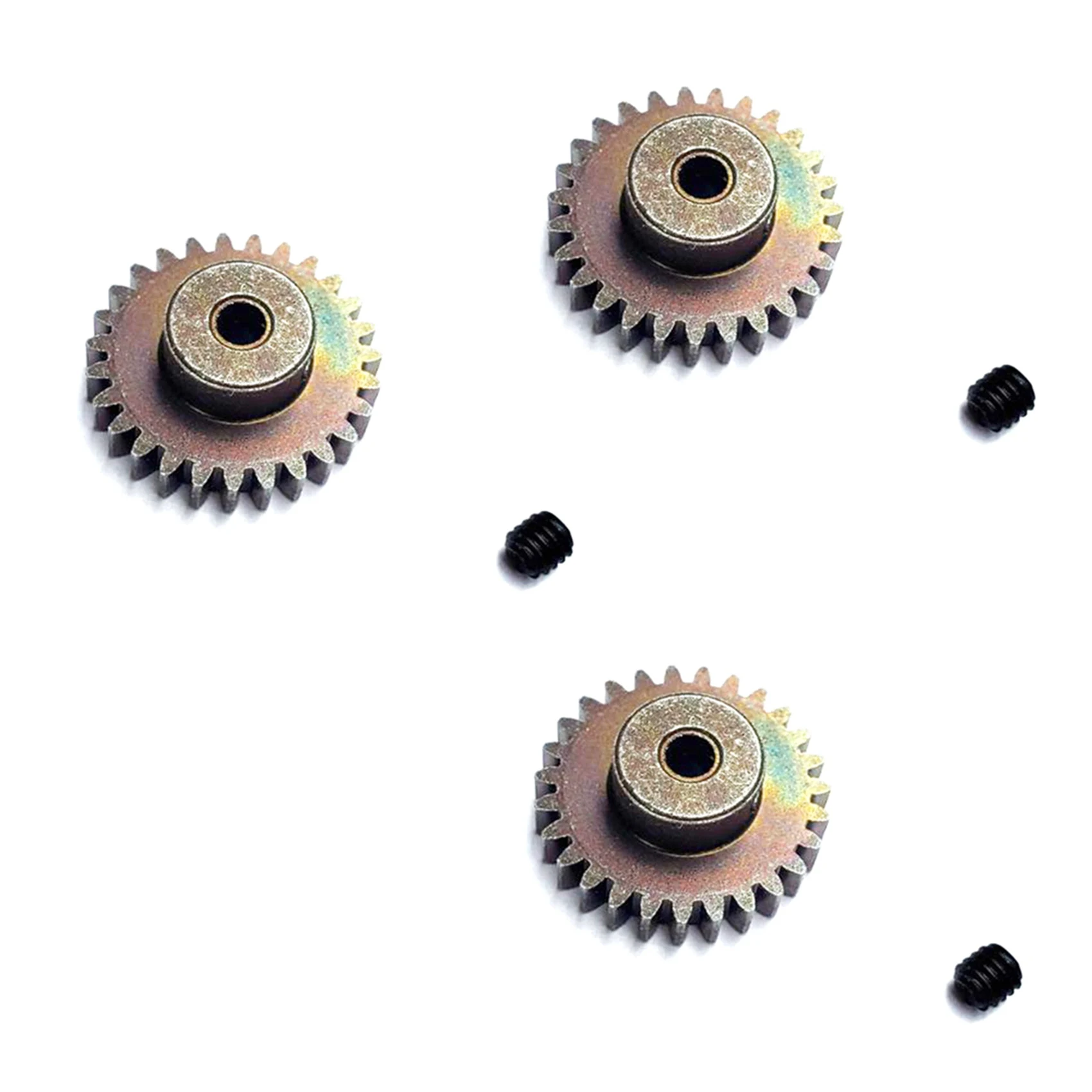 

3X 27T Steel Motor Gear Upgrade Parts for Wltoys 144001 124019 124018 A959-B A959B A969B RC Car Spare Accessories
