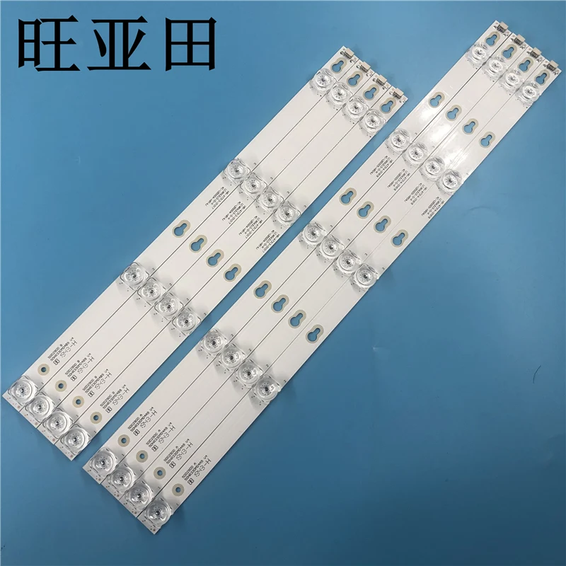 

8pcs LED backlight strip For TCL 50D2900 D50A630U L50E5800A-UD 50HR330M05A9 V4 50HR330M04A9 V4 4C-LB5005-HR03J 4C-LB5004-HR13J