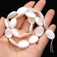 fine imitation pearls beads oval shape spacer bead for jewelry making diy women necklace earrings accessories
