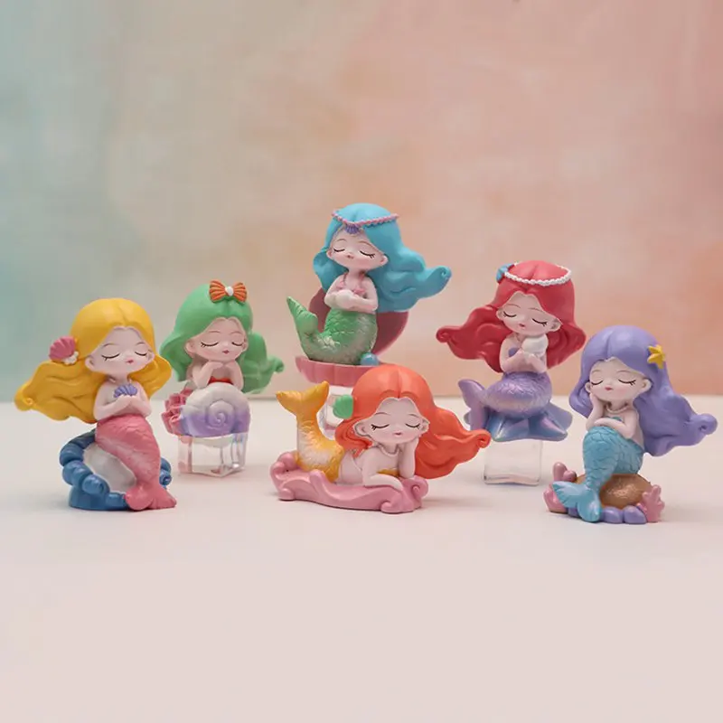 

Blind Box Guess Bag Mermaid Beauty Fish Cute Anime Figures Girls Children Birthday Gifts Doll Home Decor Desktop Models 2022 New