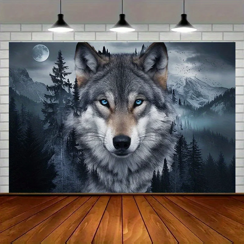 

Гобелен «Таинственный лес Одинокий волк»