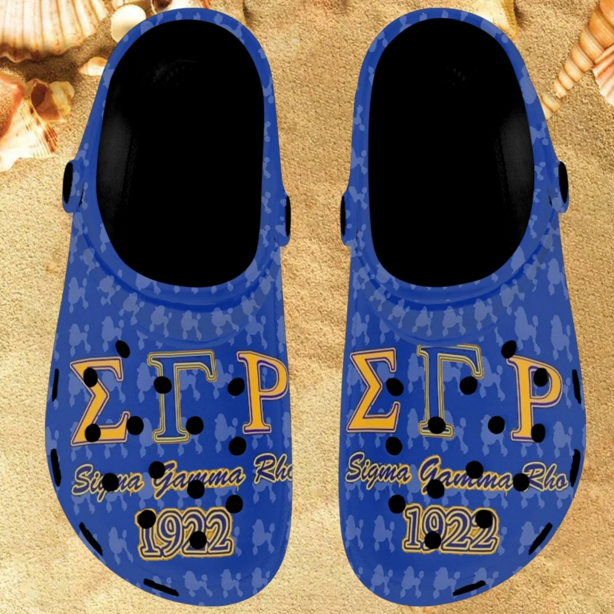 

Сандалии Nopersonality SGRHO Centennial серого цвета, женские босоножки Sigma Gamma Rho, дизайнерские тапочки, летние дышащие тапочки для взрослых