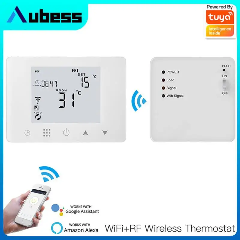 

Tuya Wifi Smart Thermostat Remote Control Usb Power Supply Gas Boiler Wall-hung Batteries Lcd Digital Display Smart Home