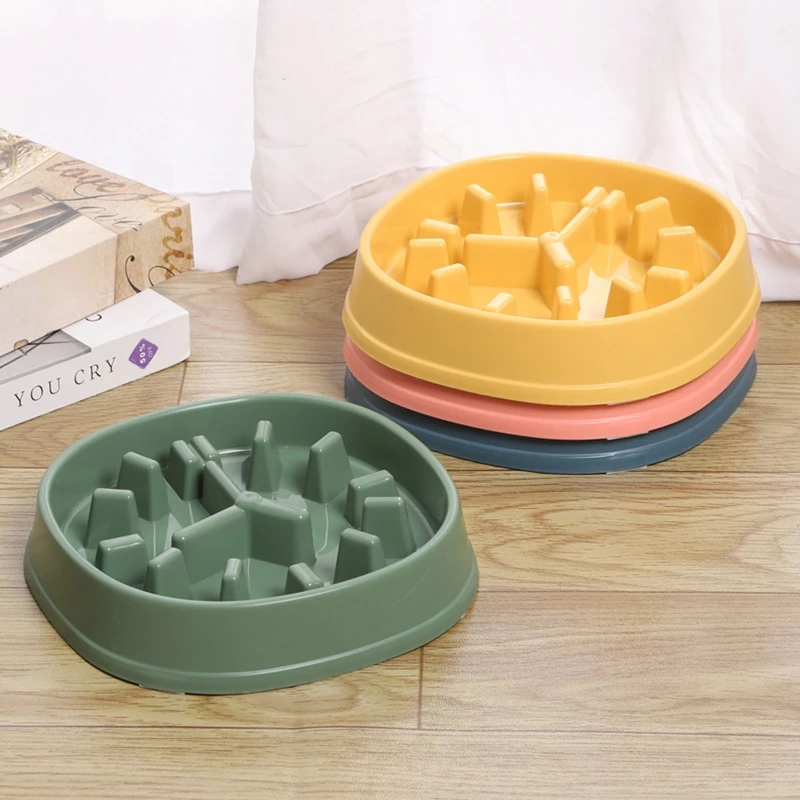 

Миски для собак с медленной кормушкой Веселая форма пазл миска для кормления Интерактивная миска для щенков Экологически чистая Нескользя...