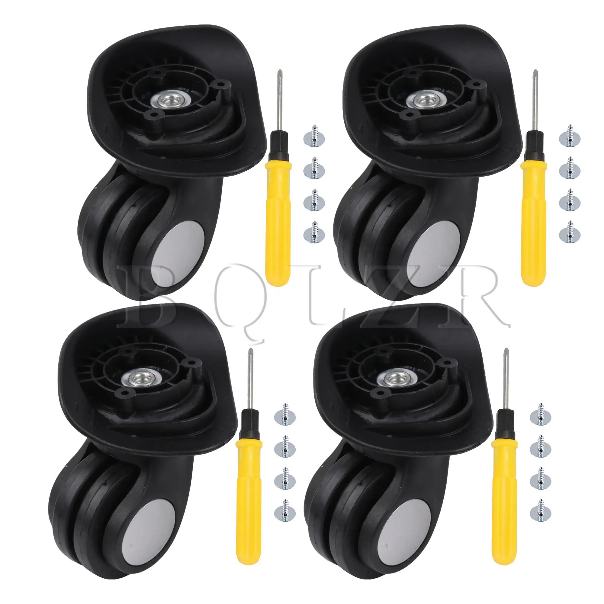 BQLZR 4 шт. чемодан Спиннер колеса 3,43 дюйма W024 правый для ремонта чемоданов