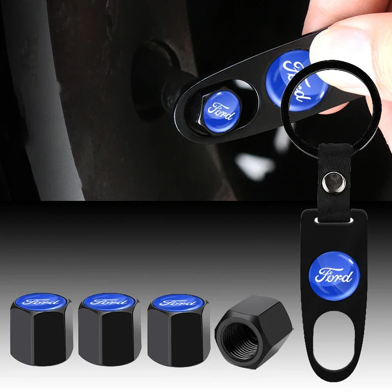 Автомобильный брелок для ключей крышка клапана шин автомобильные аксессуары Ford