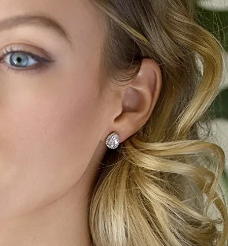 Классические серьги-гвоздики в форме искусственной кожи большие металлические с