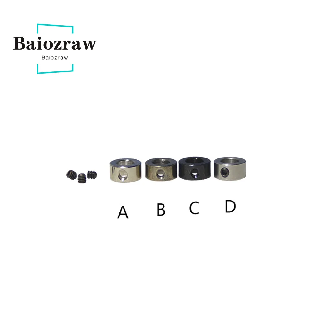 

3D Printer Lock Collar T8 Screw Ring Carbon Steel Isolation Column 8x14x7mm Axis Sleeve 1pcs