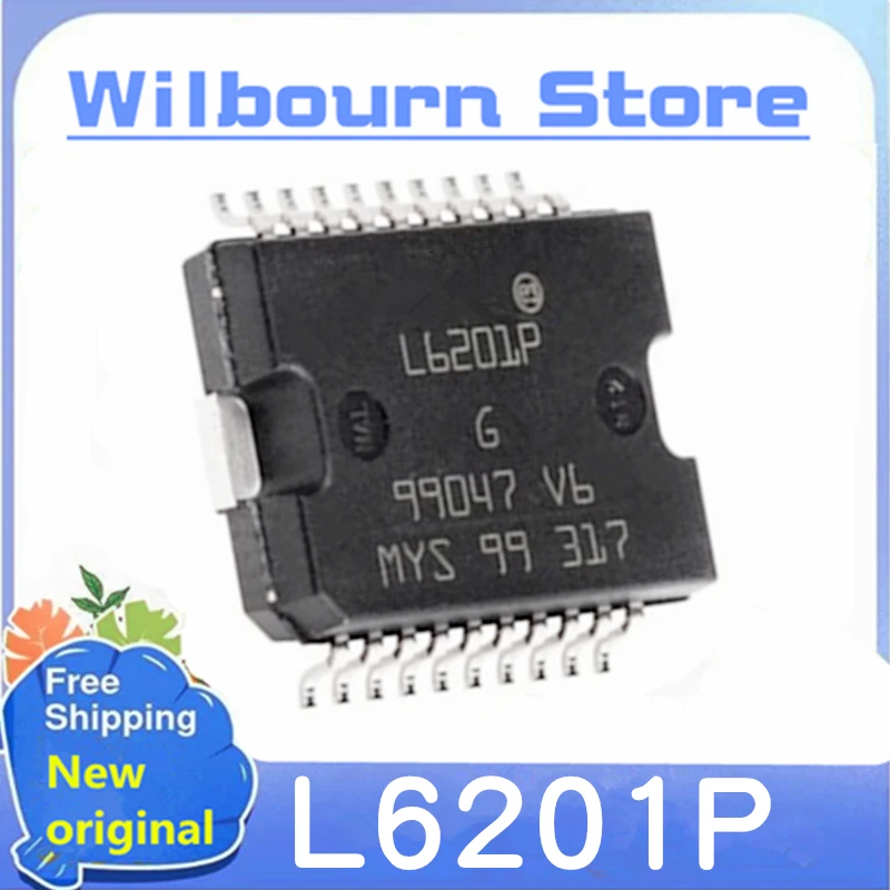 

10pcs~50pcs/LOT 100% NEW L6201P L6201PD L6201PS HSOP20 Full-bridge driver chip