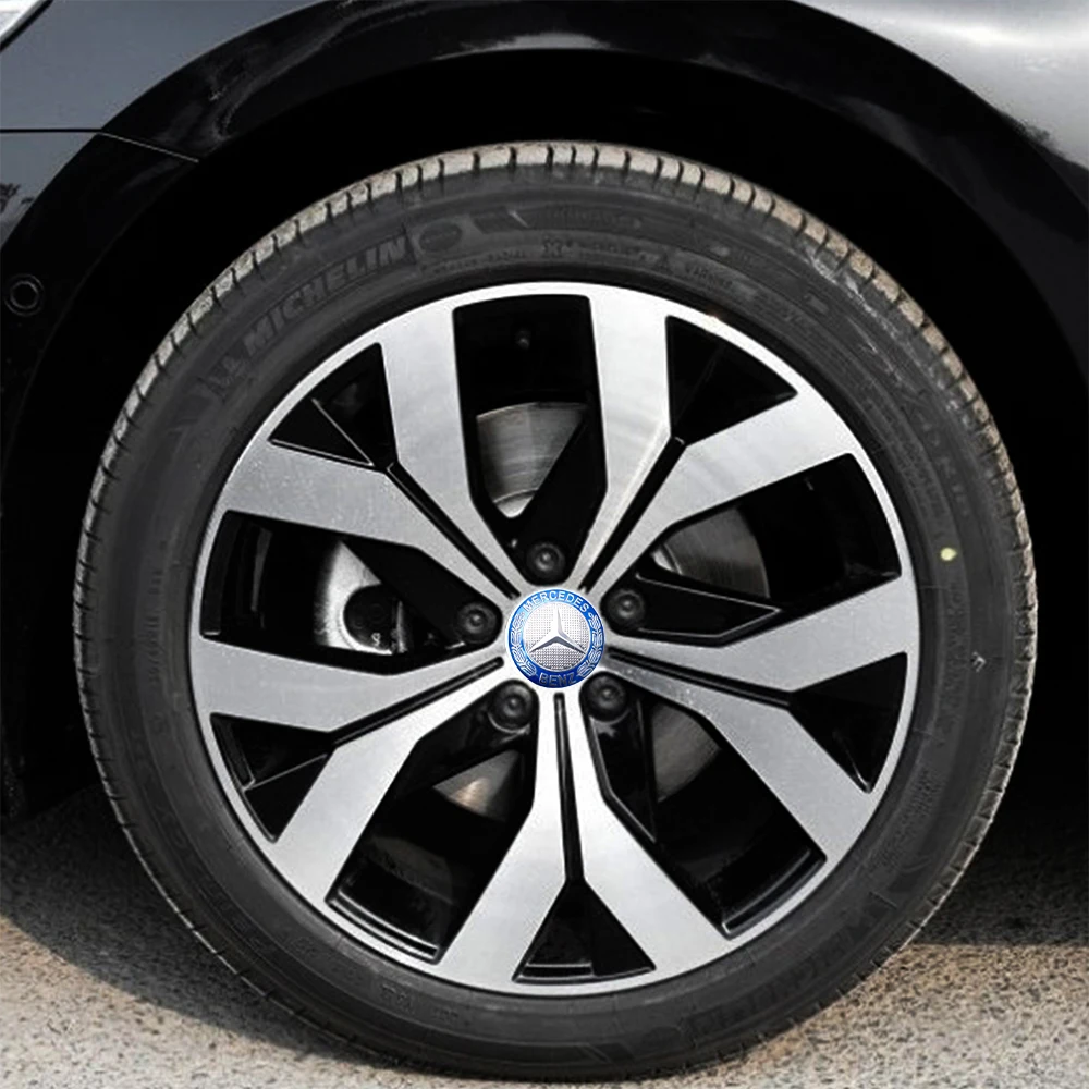 4 шт. 56/60/65 мм эмблема автомобиля колпаки ступицы колеса наклейки на для Mercedes Benz AMG A
