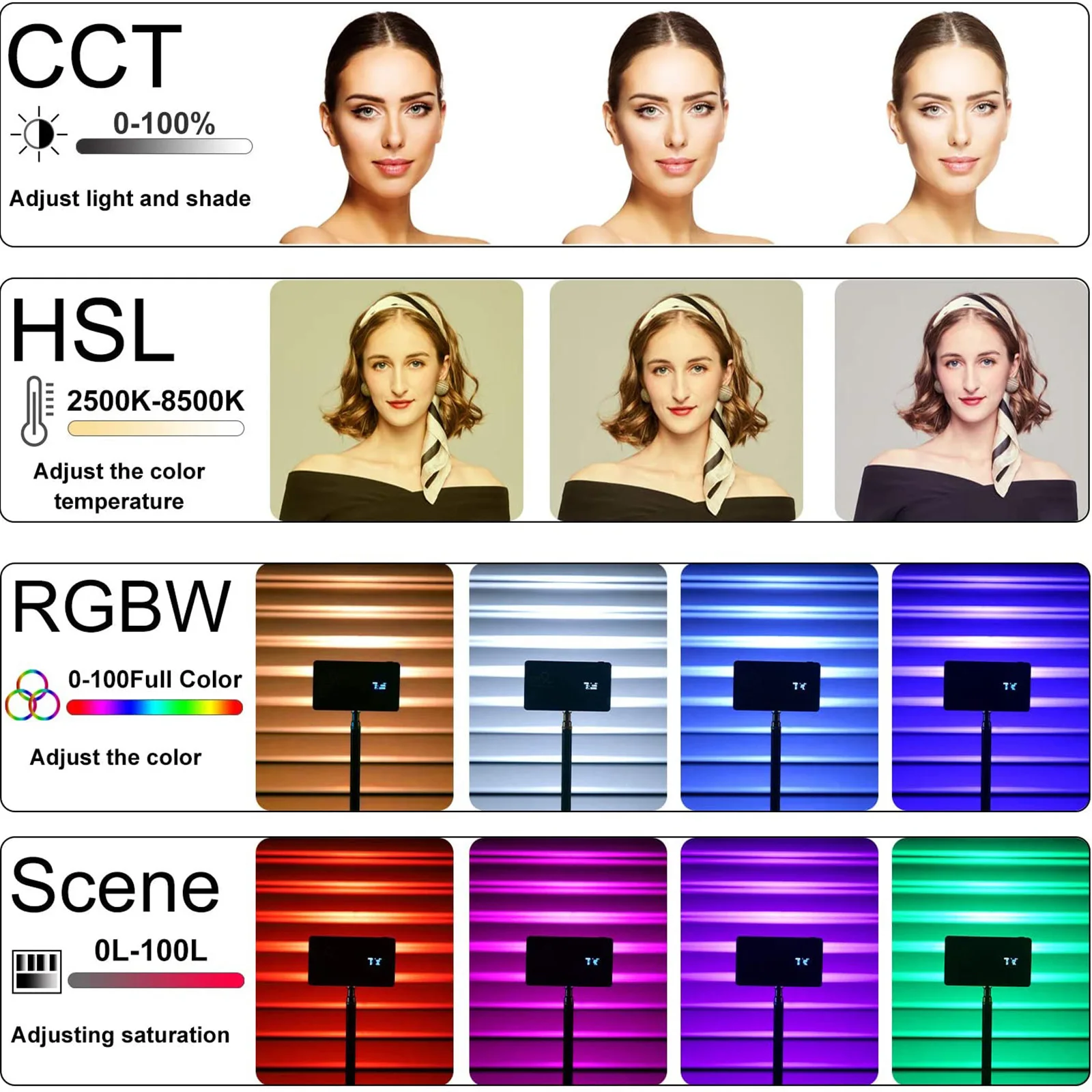 Светодиодная панель Viltrox Weeylite RB9 RGB для заполняющего света карманная видеолампа с