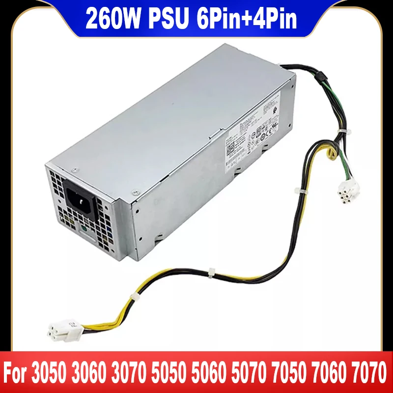 260 Вт для DELL 3050 3060 3070 5050 5060 5070 7050 7060 7070 3267 3268 3470 3471 Блок питания L260EMB-00 L260AM-00 H260AM-00 Test