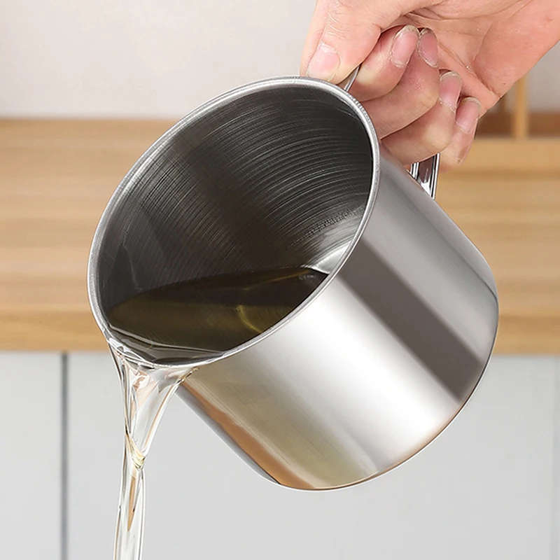 1 шт. масляный горшок из нержавеющей стали для домашнего использования с