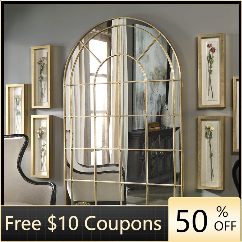 

Large Decorative Wall Mirrors Full Body Design Irregular Makeup Wall Mirror Aesthetic Room Decor Espejo Adhesivo Home Decor