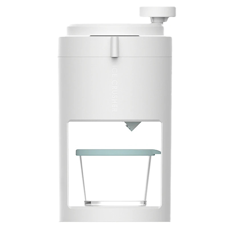 

Manual Crushed Ice Breaker Hygienic Ice Shaving Machine Hand Shaved Ice Crusher White Removable Whole Body