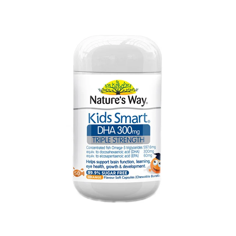 

Nature's Way Children's High Content Fish Oil DHA Sugar-Free Popsicle Pills 50 Capsules/Bottle, Free Shipping