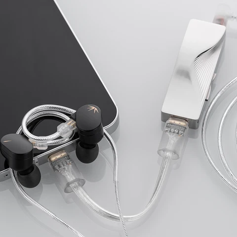 Высокопроизводительный Динамический драйвер MOONDROP CHU II IEMs, сменный кабель, наушники-вкладыши