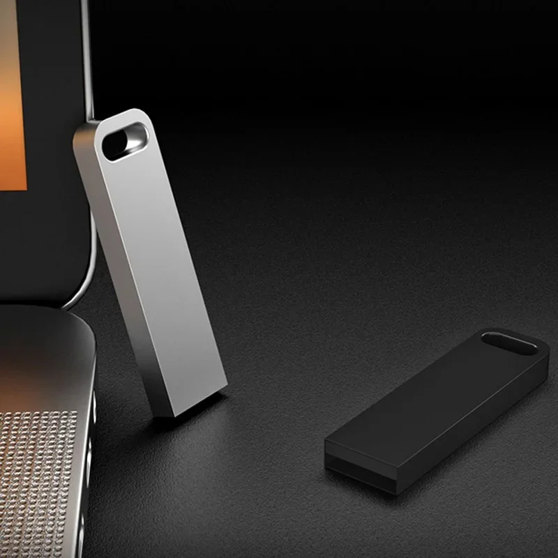 Фото Флэш-накопитель USB 3.2 2 ТБ, сверхвысокоскоростная передача, металлический мини-диск U, флэш-накопитель типа C, водонепроницаемый диск SSD U-накопитель №3
