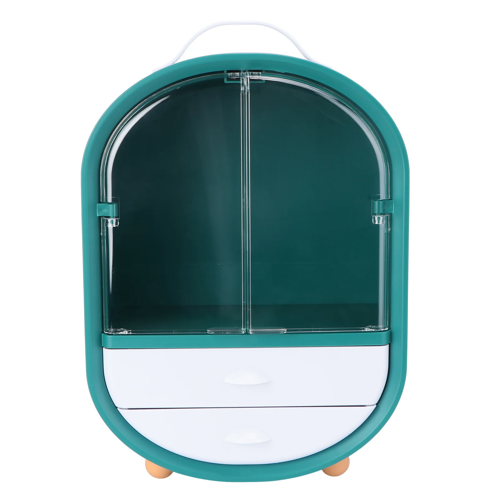 

Organizer Makeup Display Desktop Care Skincare Skin Cosmetics Brush Holder Vanity Case Box Lipstick Countertop Jewelry