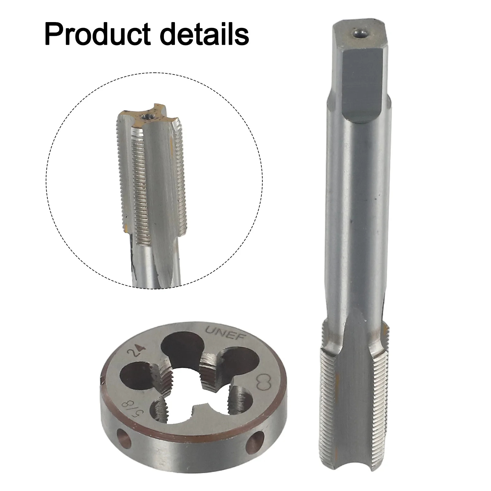 2 шт. 5/8 &quotправый метчик с резьбой &quot-24 UNEF для нержавеющей стали железа алюминия