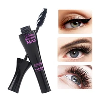 3d black bar belly mascara lengthening fiber eye lashes brush dense curling quick dry lasting waterproof no blooming eye makeup