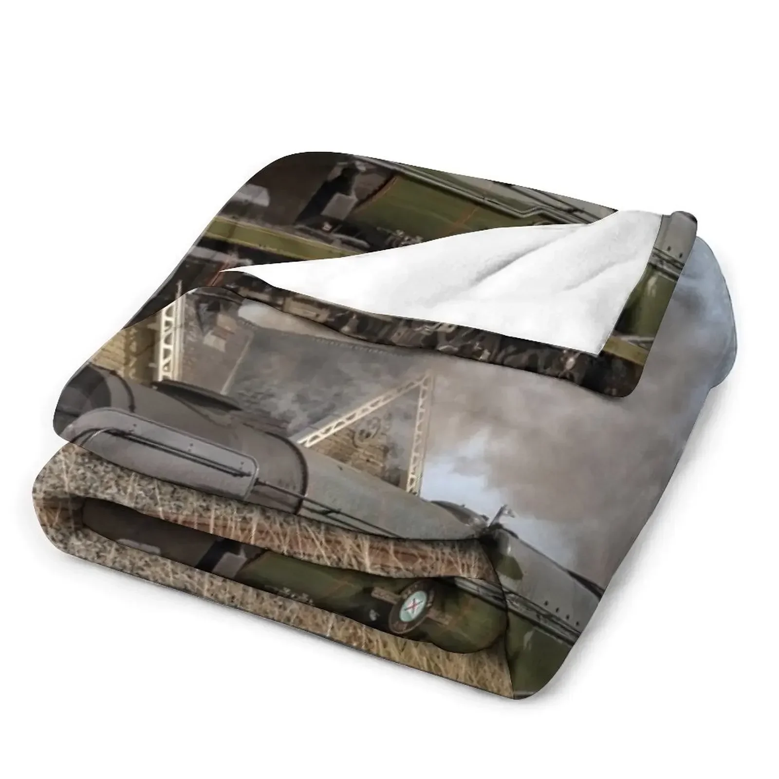 Паровоз через йоркширские моры плед мягкая большая манга забавный подарок