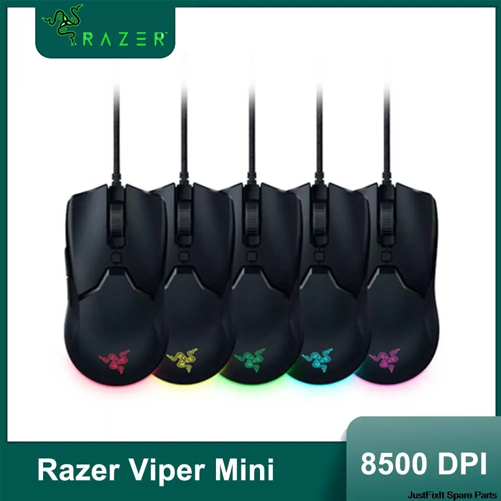 Razer Viper Мини ПК игровая мышь Проводная 61g Ультра-светильник дизайн вес CHROMA RGB