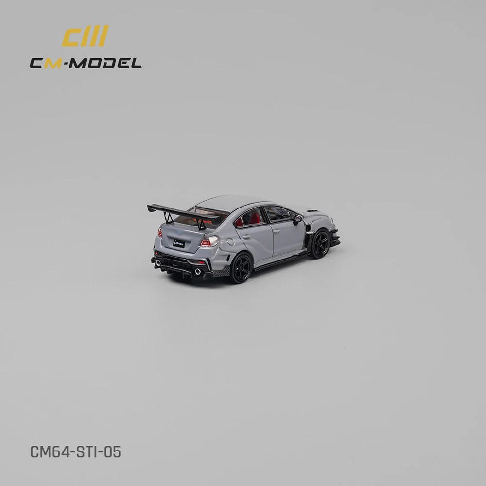 Фото Модель CM 1/64 STI Varis Widebody 1.0, серая литая модель автомобиля из сплава, лимитированная гоночная реплика, миниатюрный коллекционный подарок №5