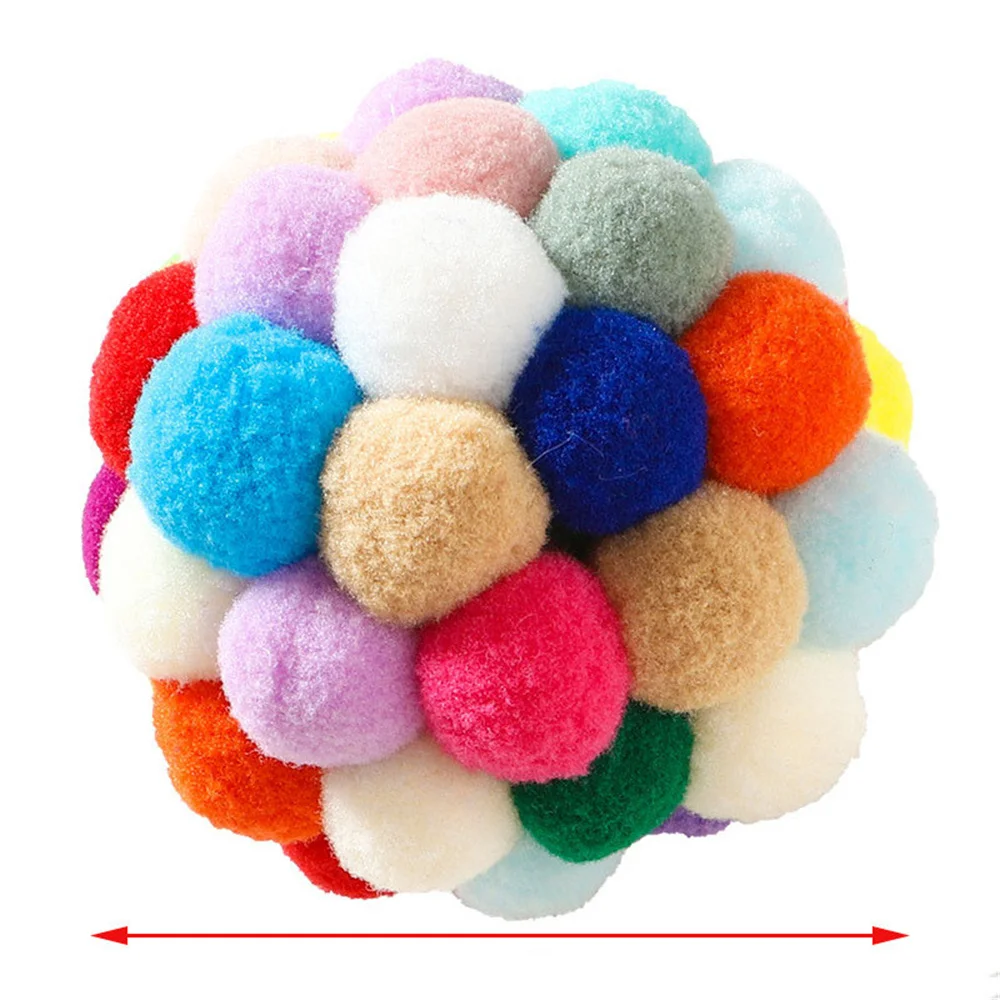 Товары для домашних животных литые игрушки цветной колокольчик ручной работы