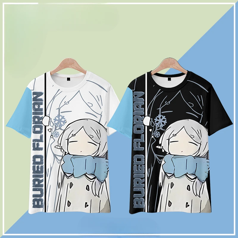 Летняя футболка с 3D принтом в стиле аниме Frieren: Beyond Journey's End женская и мужская