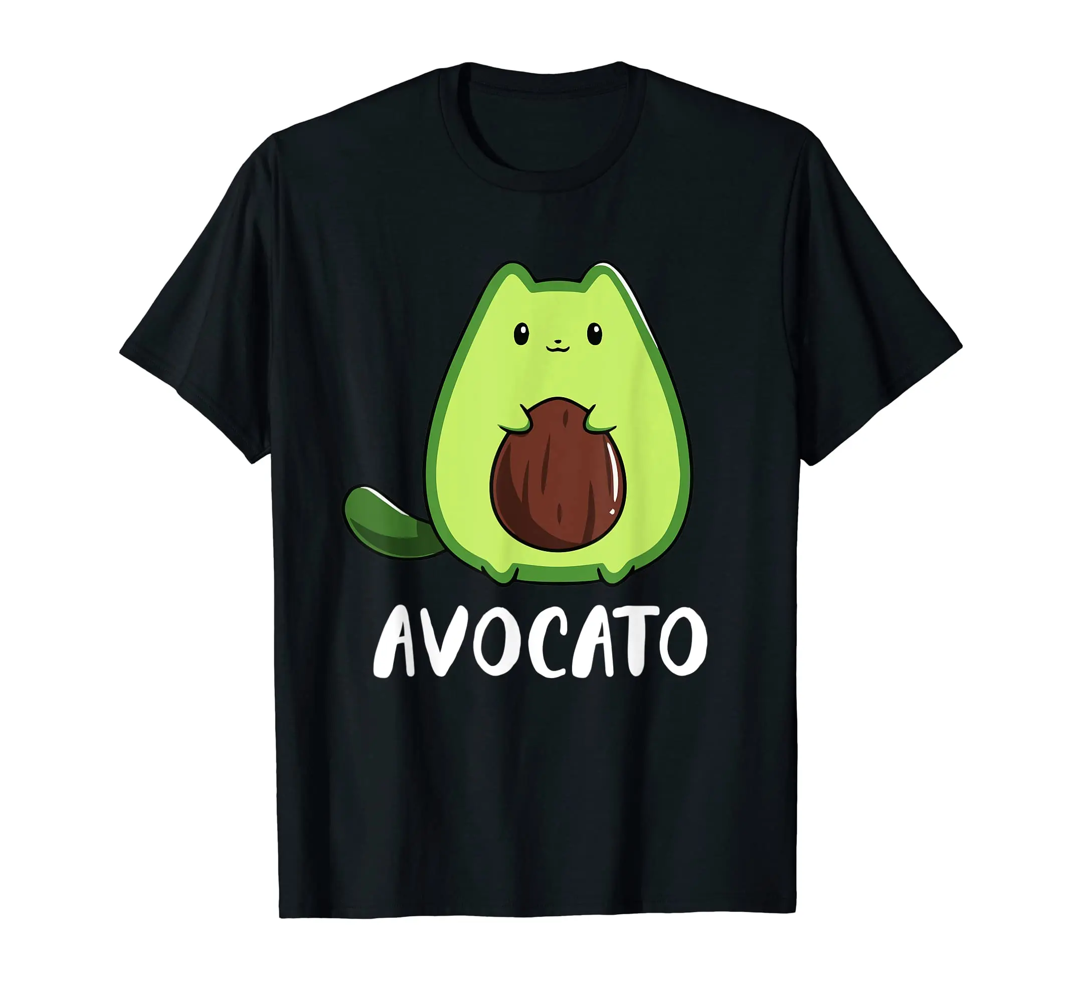 

100% Cotton Avocato Funny Avocado Lover Cat T-Shirt MEN WOMEN UNISEX T Shirts Size S-6XL