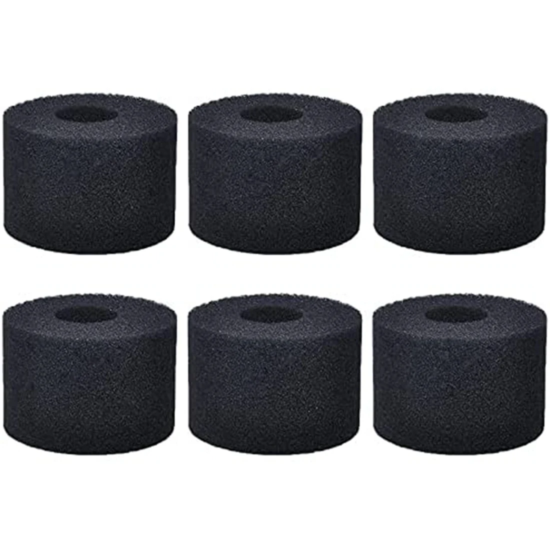 

6 Pack Swimming Pool Filter Sponge Cartridge for Intex Type S1 Foam Filters,Washable&Reusable Type S1 Pool Sponge Filter
