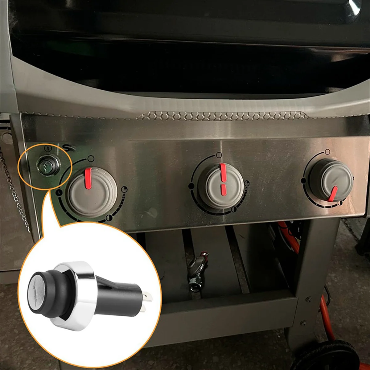 66220 Кнопочный переключатель зажигания для Weber GS4 Genesis II и Spirit 2 запасные части гриля
